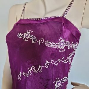 Purple dress with jacket